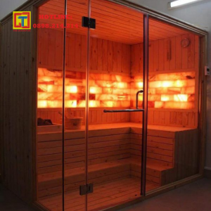 Phòng xông hơi khô kết hợp kính gỗ - Thiết Bị Bể Bơi Thegioidep - Công Ty Cổ Phần Thế Giới Đẹp